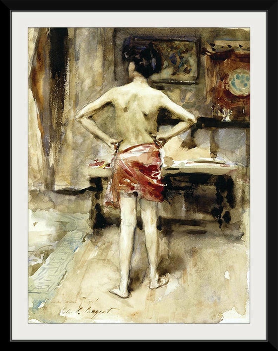 “The Model (c. 1878-1879)”, John Singer Sargent