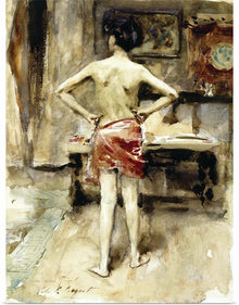  “The Model (c. 1878-1879)”, John Singer Sargent