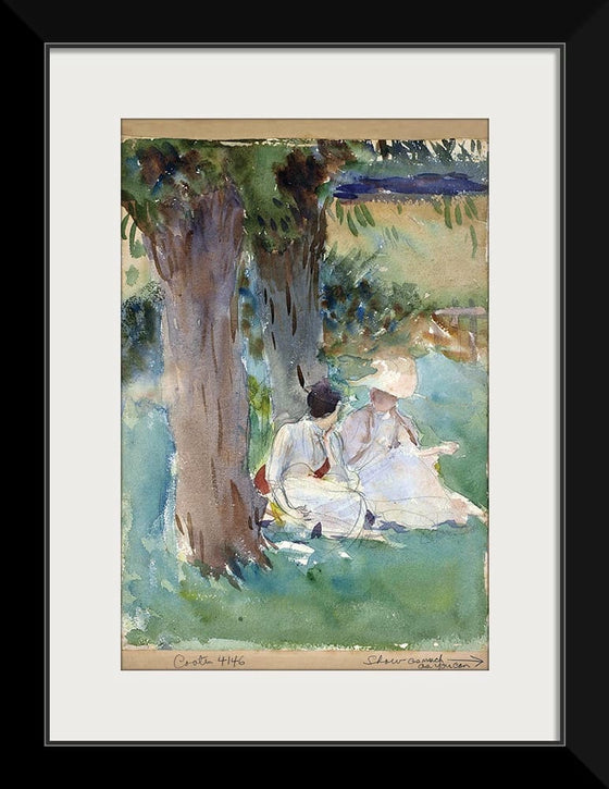 “Under The Willows (1888)”, John Singer Sargent