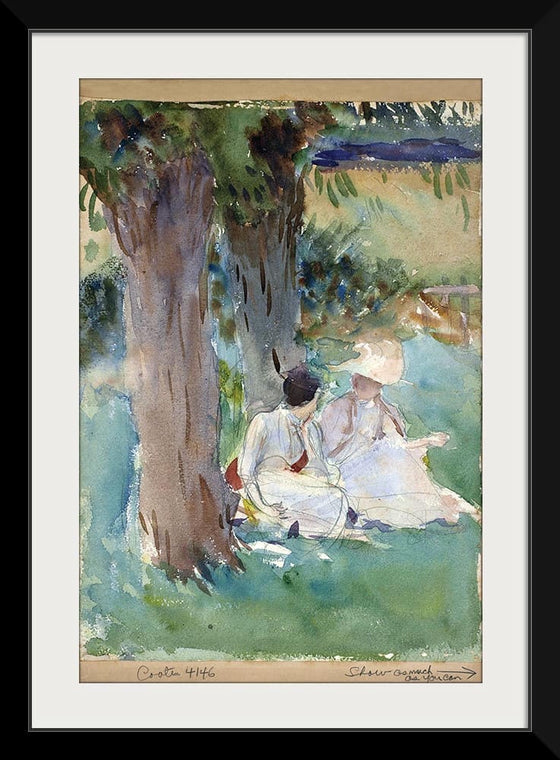 “Under The Willows (1888)”, John Singer Sargent