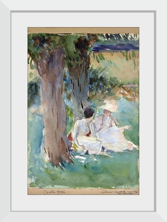 “Under The Willows (1888)”, John Singer Sargent