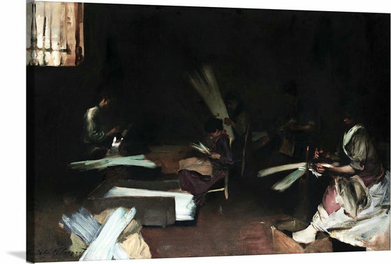 “Venetian Glass Workers (c. 1880-1882)”, John Singer Sargent