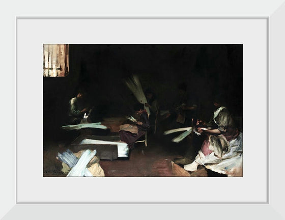 “Venetian Glass Workers (c. 1880-1882)”, John Singer Sargent