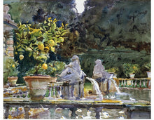  “Villa Di Marlia Lucca A Fountain (1910)”, John Singer Sargent