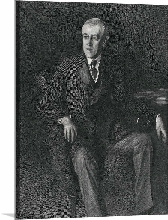 “Woodrow Wilson (1918)”, John Singer Sargent