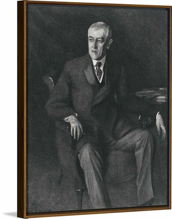 “Woodrow Wilson (1918)”, John Singer Sargent