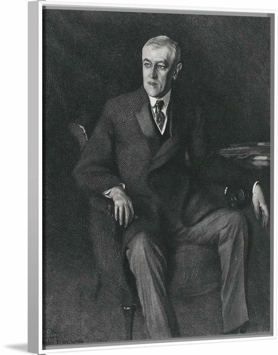 “Woodrow Wilson (1918)”, John Singer Sargent