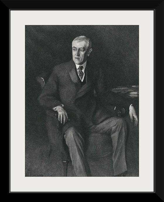 “Woodrow Wilson (1918)”, John Singer Sargent