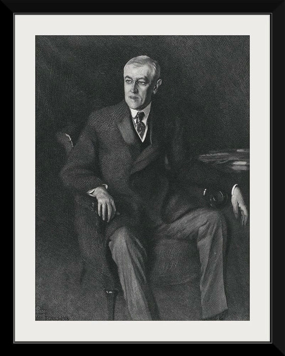 “Woodrow Wilson (1918)”, John Singer Sargent