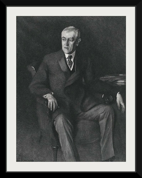 “Woodrow Wilson (1918)”, John Singer Sargent