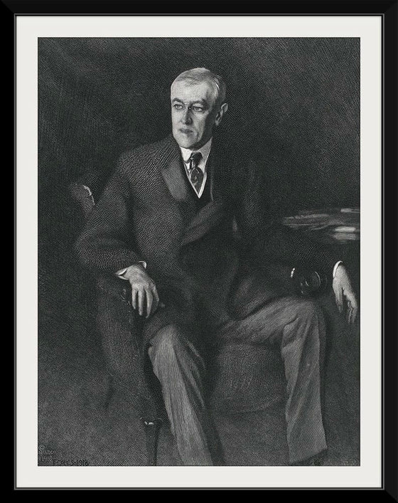 “Woodrow Wilson (1918)”, John Singer Sargent