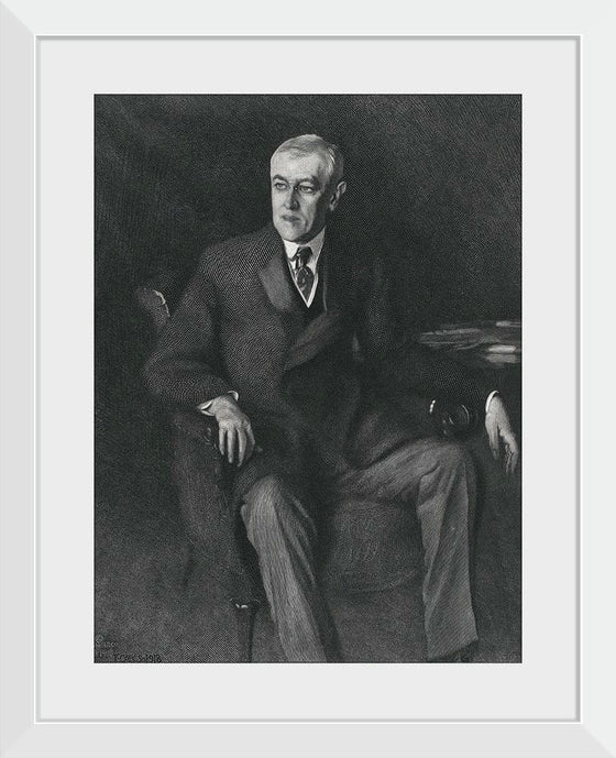 “Woodrow Wilson (1918)”, John Singer Sargent