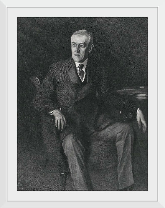 “Woodrow Wilson (1918)”, John Singer Sargent