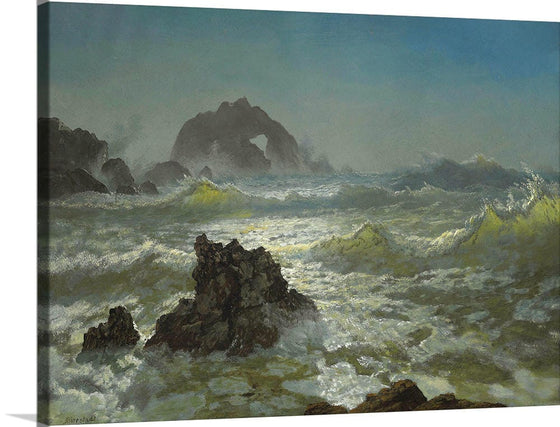 "Seal Rock, California(1872)", Albert Bierstadt