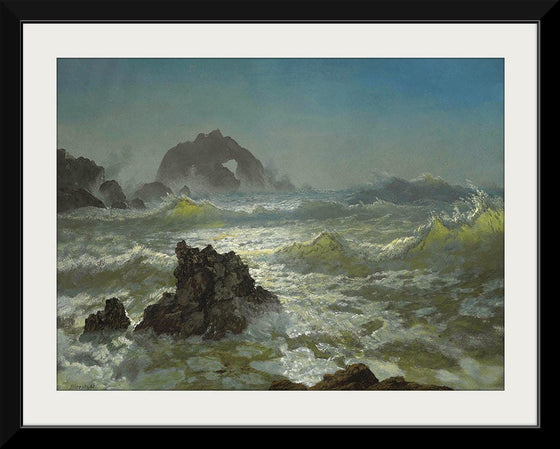 "Seal Rock, California(1872)", Albert Bierstadt