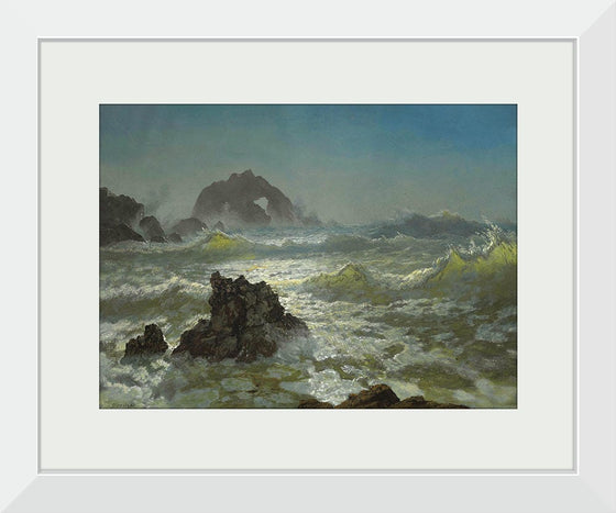 "Seal Rock, California(1872)", Albert Bierstadt