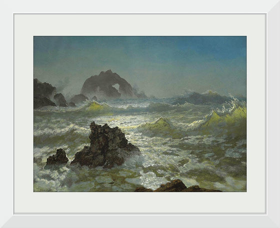 "Seal Rock, California(1872)", Albert Bierstadt