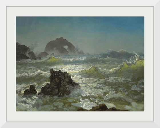 "Seal Rock, California(1872)", Albert Bierstadt