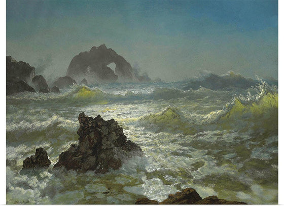 "Seal Rock, California(1872)", Albert Bierstadt