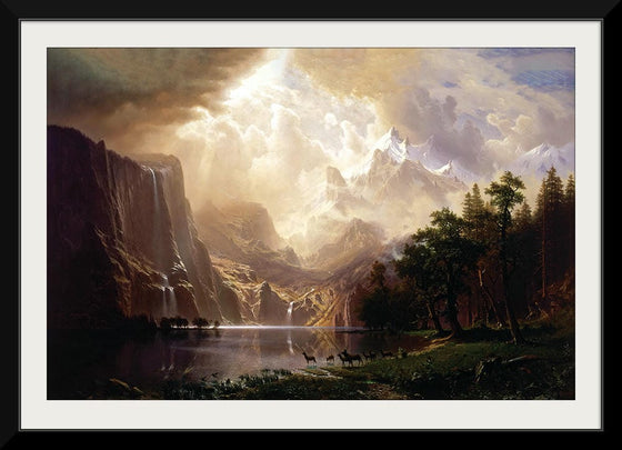 "Among the Sierra Nevada, California(1868)", Albert Bierstadt