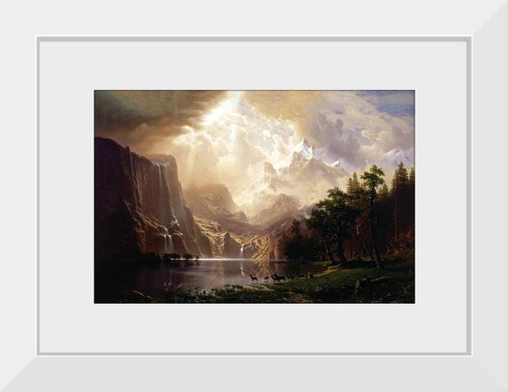 "Among the Sierra Nevada, California(1868)", Albert Bierstadt