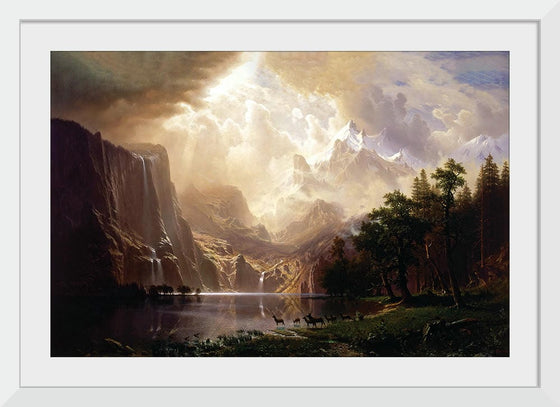 "Among the Sierra Nevada, California(1868)", Albert Bierstadt