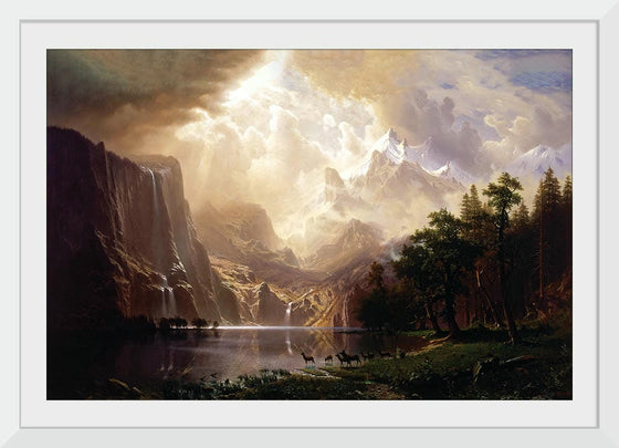 "Among the Sierra Nevada, California(1868)", Albert Bierstadt