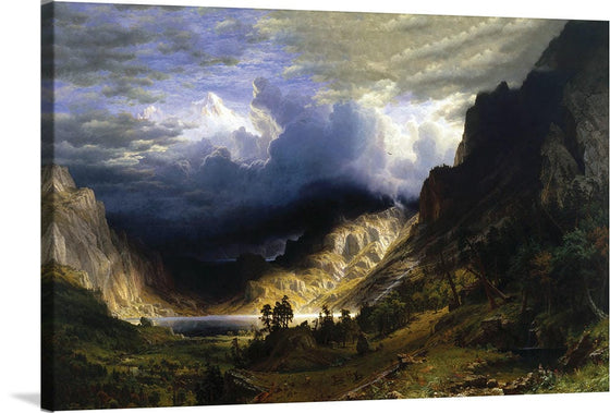 "A Storm in the Rocky Mountains, Mt. Rosalie(1866)", Albert Bierstadt