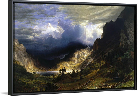 "A Storm in the Rocky Mountains, Mt. Rosalie(1866)", Albert Bierstadt