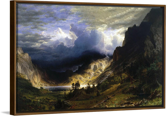 "A Storm in the Rocky Mountains, Mt. Rosalie(1866)", Albert Bierstadt