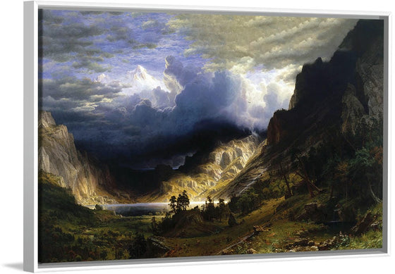 "A Storm in the Rocky Mountains, Mt. Rosalie(1866)", Albert Bierstadt