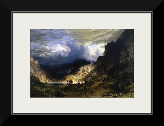 "A Storm in the Rocky Mountains, Mt. Rosalie(1866)", Albert Bierstadt