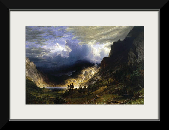 "A Storm in the Rocky Mountains, Mt. Rosalie(1866)", Albert Bierstadt