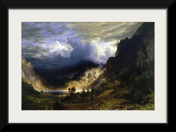 "A Storm in the Rocky Mountains, Mt. Rosalie(1866)", Albert Bierstadt