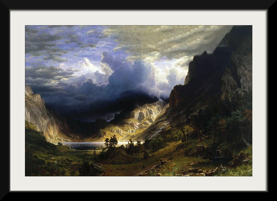 "A Storm in the Rocky Mountains, Mt. Rosalie(1866)", Albert Bierstadt