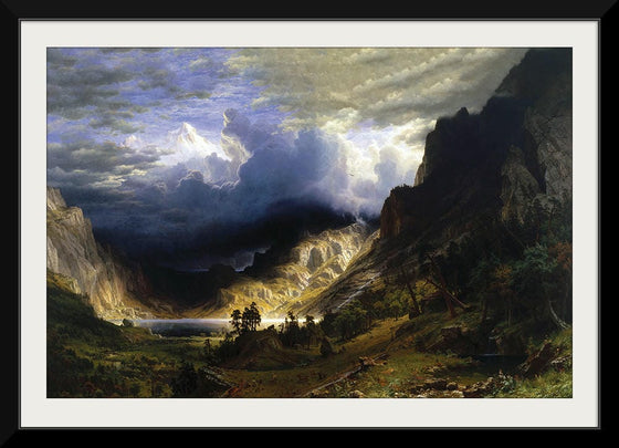 "A Storm in the Rocky Mountains, Mt. Rosalie(1866)", Albert Bierstadt