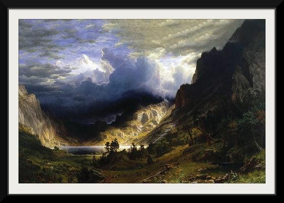 "A Storm in the Rocky Mountains, Mt. Rosalie(1866)", Albert Bierstadt