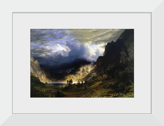 "A Storm in the Rocky Mountains, Mt. Rosalie(1866)", Albert Bierstadt