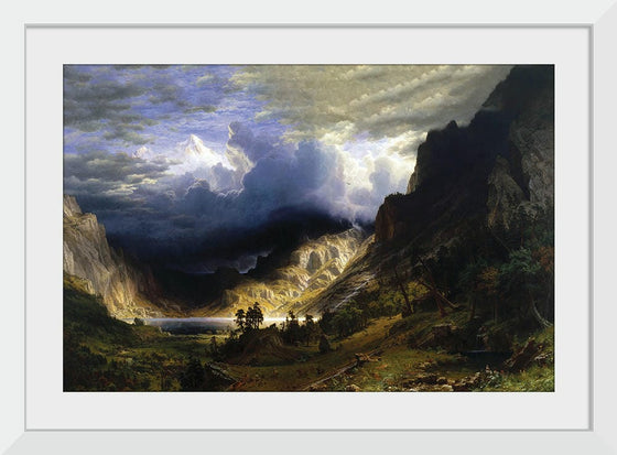 "A Storm in the Rocky Mountains, Mt. Rosalie(1866)", Albert Bierstadt