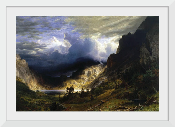 "A Storm in the Rocky Mountains, Mt. Rosalie(1866)", Albert Bierstadt