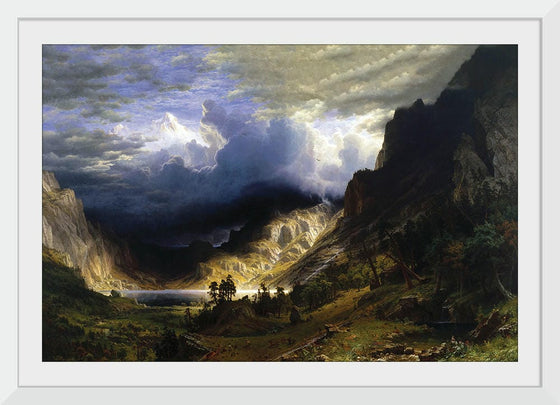 "A Storm in the Rocky Mountains, Mt. Rosalie(1866)", Albert Bierstadt