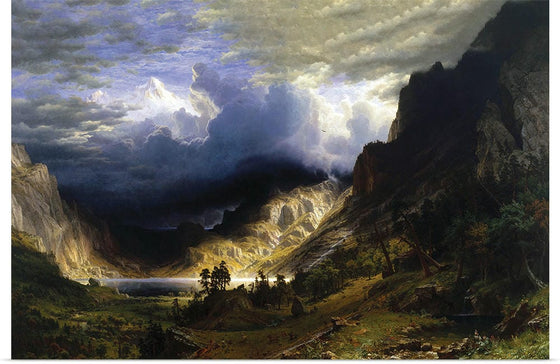 "A Storm in the Rocky Mountains, Mt. Rosalie(1866)", Albert Bierstadt