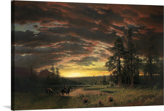 "Evening on the Prairie(1870)", Albert Bierstadt