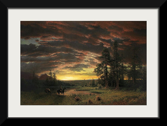 "Evening on the Prairie(1870)", Albert Bierstadt