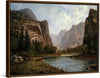 "Gates of Yosemite(1882)", Albert Bierstadt