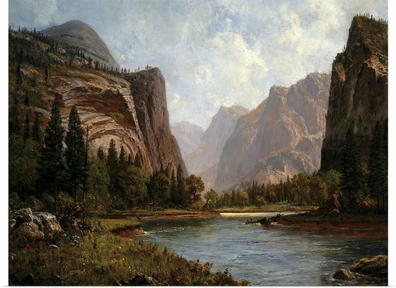 "Gates of Yosemite(1882)", Albert Bierstadt