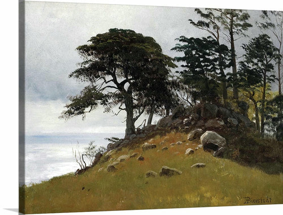 "Cypress Point, Monterey(1879)", Albert Bierstadt