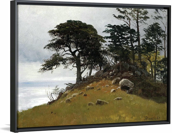 "Cypress Point, Monterey(1879)", Albert Bierstadt