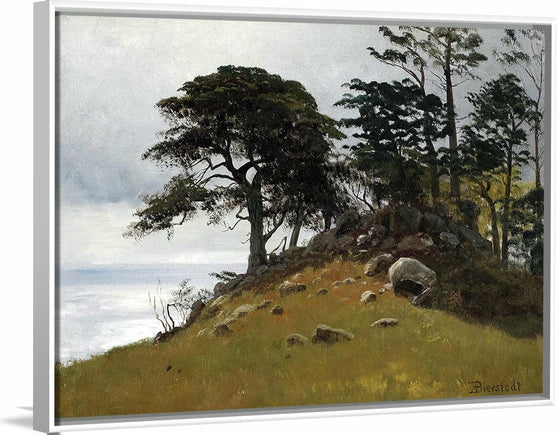 "Cypress Point, Monterey(1879)", Albert Bierstadt