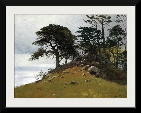 "Cypress Point, Monterey(1879)", Albert Bierstadt